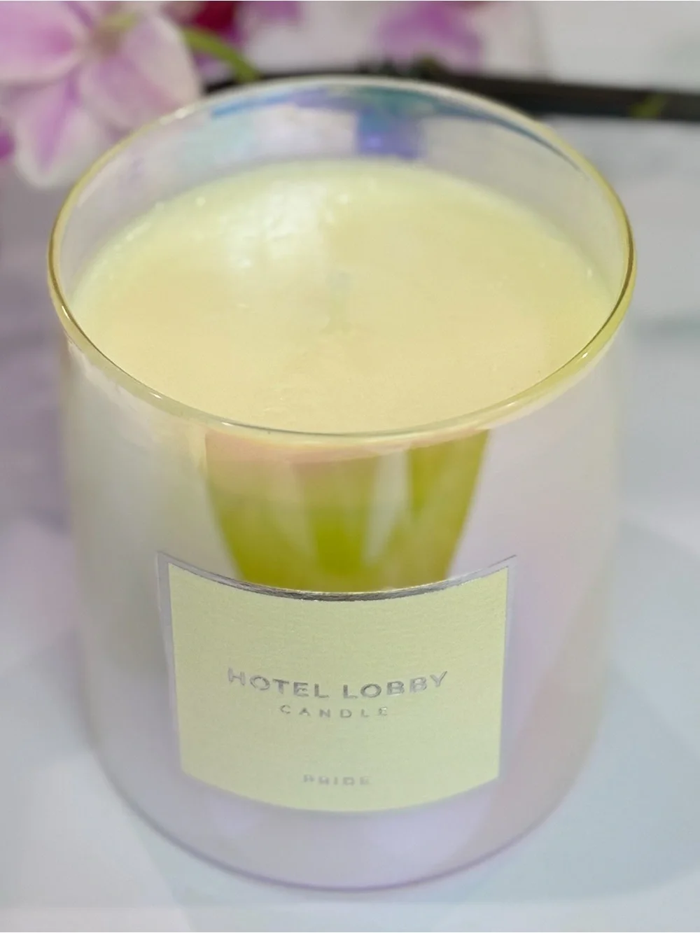 Hotel Lobby Candle PRIDE Candle – Brand New – Iridescent Limited Edition
